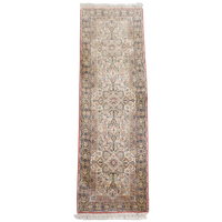 Loper/ Vloerkleed Met Mooie Patronen En Lichte Kleuren 301X83Cm