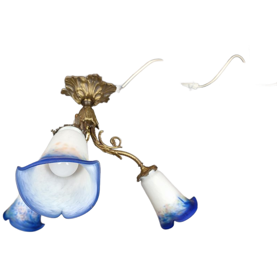 Glaspasta Plafondlamp Le Verre Français 1