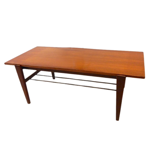 Retro Vintage Salontafel Tafel Jaren 60 Teakhout 1