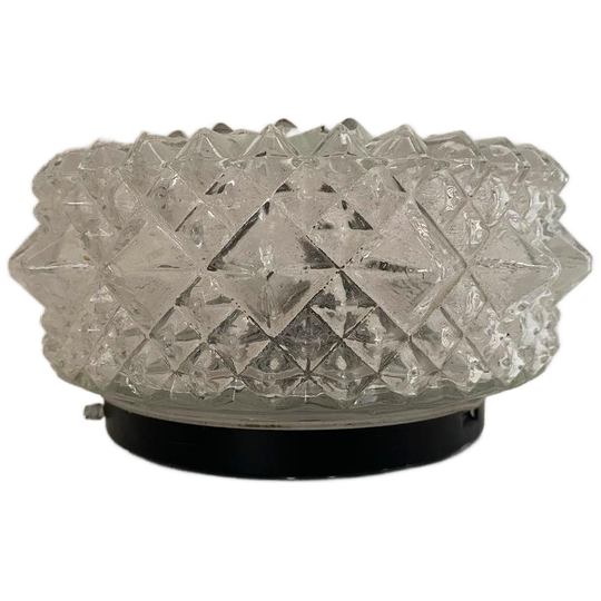 Vintage Massive Plafondlamp / Wandlamp Jaren '70 1