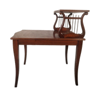 Klassiek Art Nouveau Jugendstil Harp Bijzettafeltje.