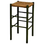 Jaren 70 Kruk Vintage Barkruk Groen Kookeilandkruk Bar Stool thumbnail 1