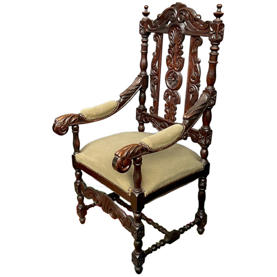 Fauteuil In Renaissancestijl. 1