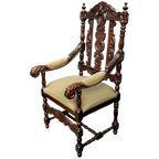 Fauteuil In Renaissancestijl. thumbnail 1