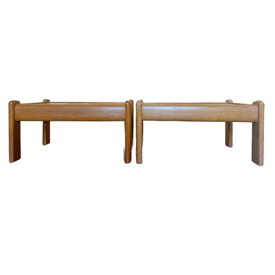 Set/2 Mid Century Wilhen Knoll Bijzettafels/nachtkastjes 1