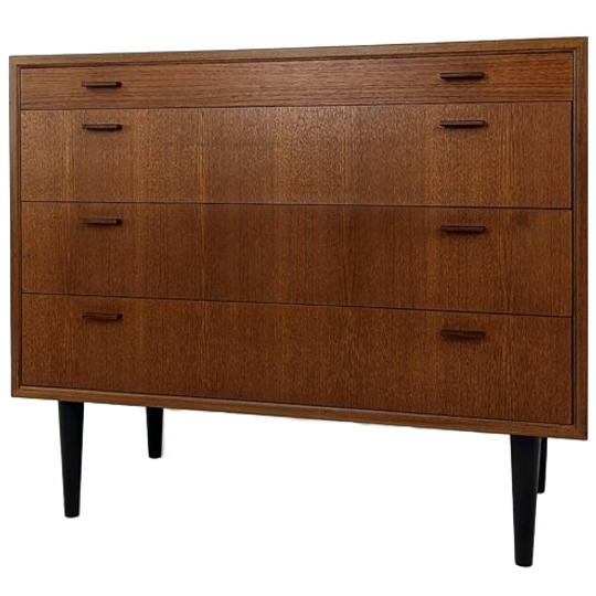 Scandinavisch Teak Fineren Ladekast Stoarve 1