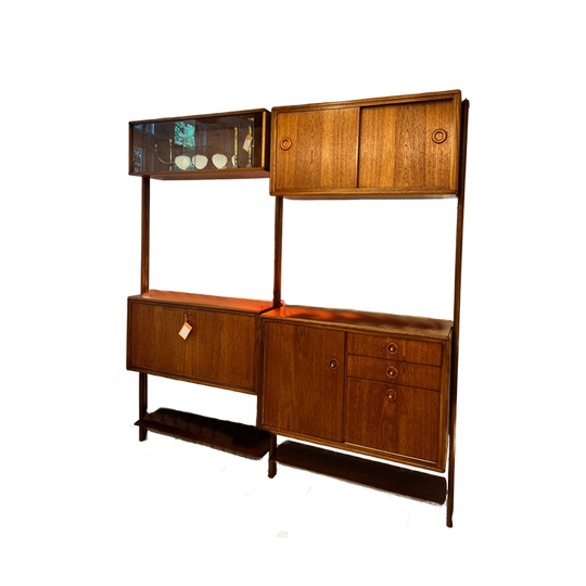 Vintage Wandsysteem/wandmeubel. William Watting Voor Fristho 1