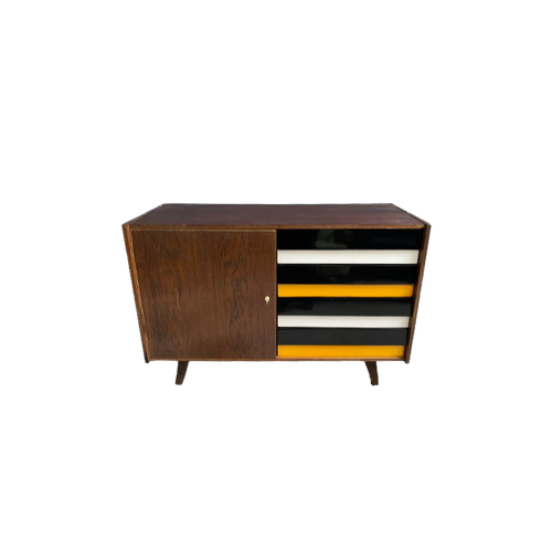 Jiroutek Sideboard Model U458 Yellow 1960S By Interier Praha