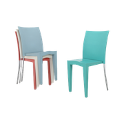 4X Dining Chair “Miss Global” By Philippe Starck For Kartell, 1990S