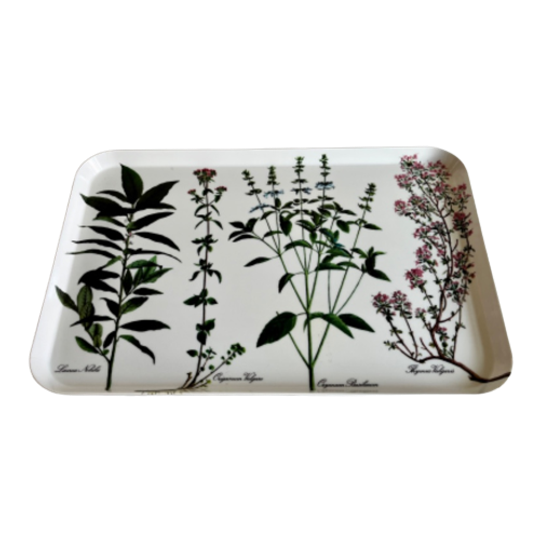 Mebel Dienblad Met Botanische Afbeeldingen. 1