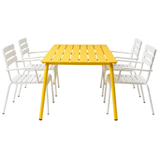 Serax X Maarten Baas Tuinset Groot Yellow & Off-white Alinged 1