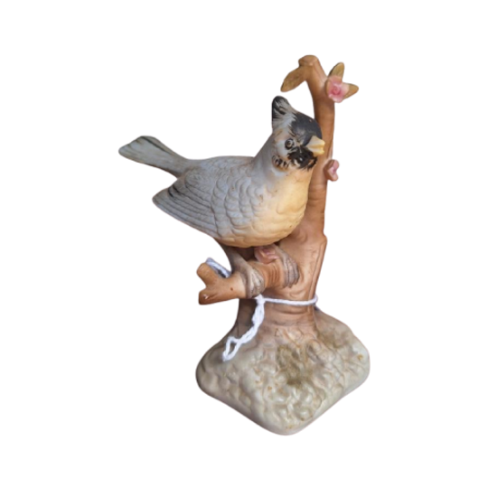 Vintage Porseleinen Foreign Beeldje, Engels, Vogel, Vogeltje 1