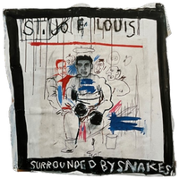 Jean Michael Basquiat, St.joe Louis Surrounded By Snakes, 1982 ..