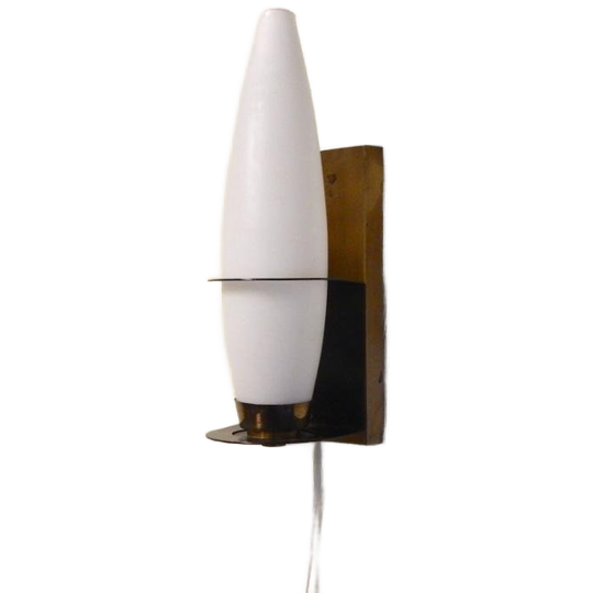 Vintage Wandlamp Lamp Messing Jaren 60 Retro 1