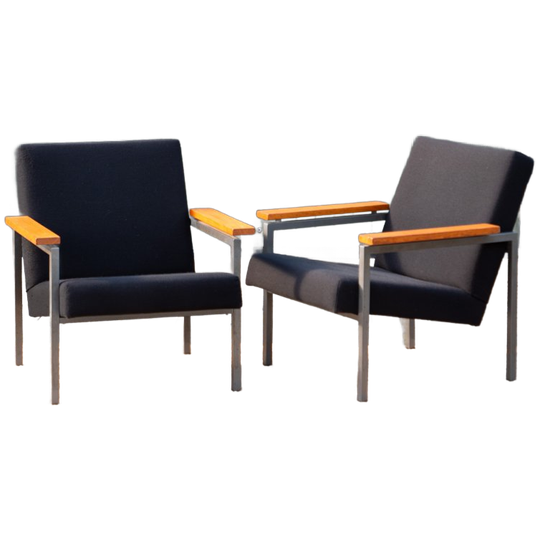 Gijs van der Sluis Model 30 | Vintage Design Stoelen | Stof 1