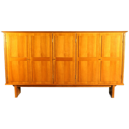 Vintage Xl Highboard – Notenhout – Jaren 60 1