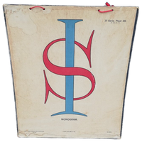Kartonnen Schoolplaat Monogram