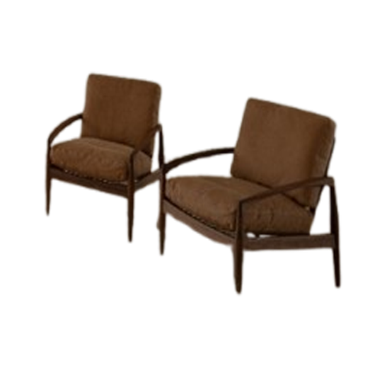 Kai Kristiansen: Paper Knife Fauteuils (Set Van 2) 1