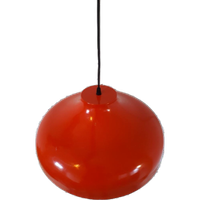 Vintage Hanglamp Oranje Hanglamp Jaren 70