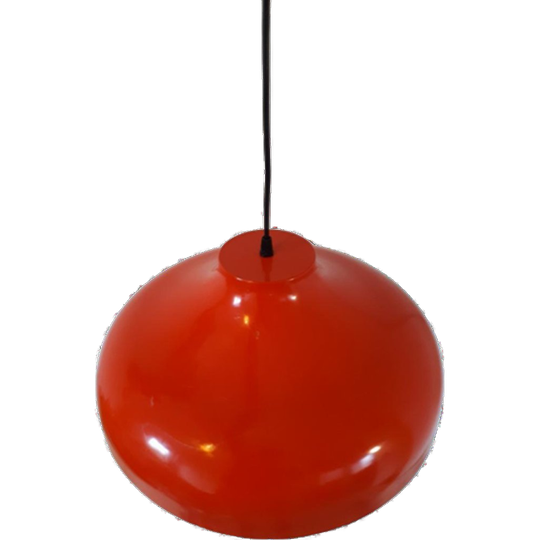 Vintage Hanglamp Oranje Hanglamp Jaren 70 1