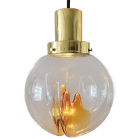 Grote Vintage Hanglamp In Murano Glas Van Kaiser Leuchten