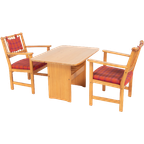 Yngve Ekstrom ‘furubo’ Armchairs With A Table Produced By <<<brand>>>, 1970’s thumbnail 1