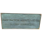Pracht Reclame Plaquette Plaque Plaat Max Factor Nederland. thumbnail 1