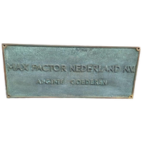 Pracht Reclame Plaquette Plaque Plaat Max Factor Nederland.
