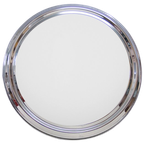 Vintage Chromen Ronde Spiegel thumbnail 1