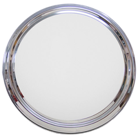 Vintage Chromen Ronde Spiegel