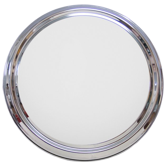 Vintage Chromen Ronde Spiegel 1
