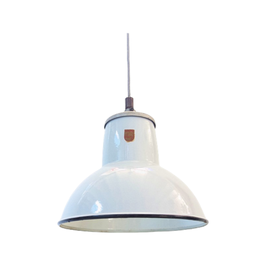 Philips Emailleerde Kap – Industrieel Hanglamp -(mf32) 1