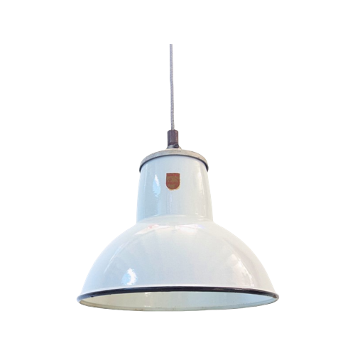 Mf32 – Philips Emailleerde Kap – Industrieel Hanglamp