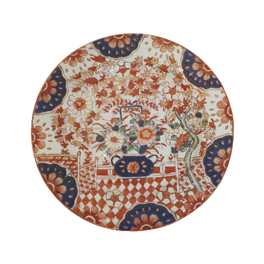 Bord (plate) Japans Imari Antiek 1