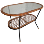 Rohe Noordwolde Rotan Tafel Vintage Design. thumbnail 1