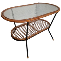 Rohe Noordwolde Rotan Tafel Vintage Design.