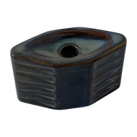 Einar Johansen - Søholm - Vase / Candle Holder - Model 3350 - Granite Blue - 1950’S - Denmark - N