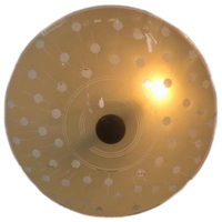 Vintage Jaren 50 Schaal Lamp Glas 48 Cm Diameter