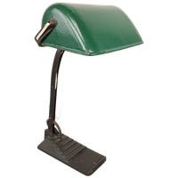 Antieke Bureaulamp / Notarislamp
