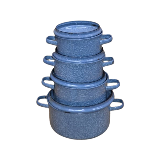 Emaille Pannen Set 4 Stuks 1