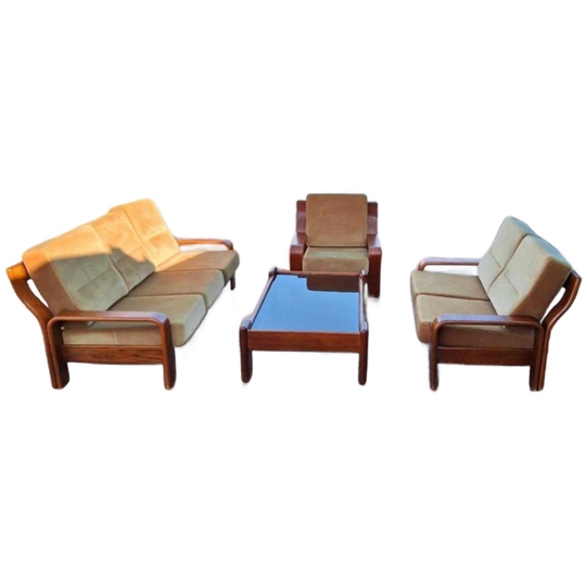 Complete Set! Scandinavisch 3-2-1 Bankstel + Salontafel 1