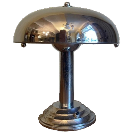 Bureaulamp Tafellamp Model Champignon Lamp Art Deco 1930 Frans 1