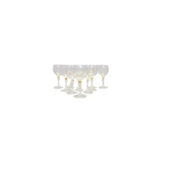 Set Wijnglazen Gouden Balletje X11 | Kerst 1