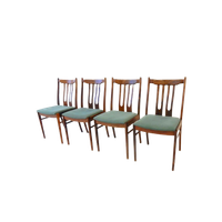 4 X Vintage Stoel Eetkamerstoel Jaren 60 Design Palissander