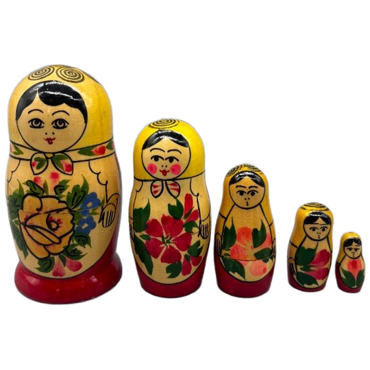 Russische Baboesjka Matroesjka Set 5 Delig 1