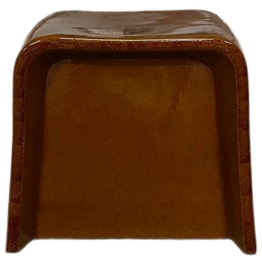 Aardewerk Bijzettafel. Design Shoal. Kleur Curry. Gemerkt. 1