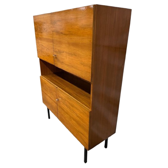 Vintage Halfhoge Kast / Leggerkast / Opbergkast 1