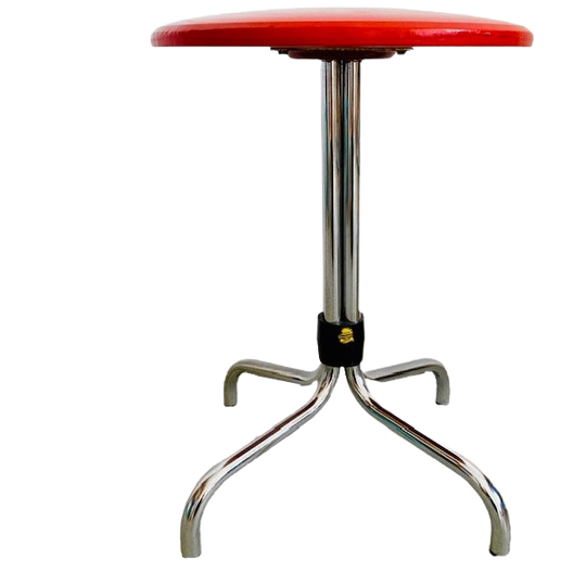 Vintage Kruk Brabantia Chroom Rood 1