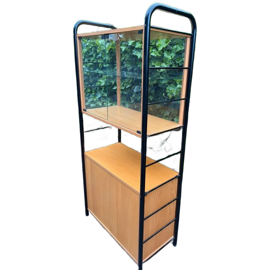Vintage Ikea Niklas Wandmeubel Vitrinekast Jaren 80 1