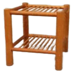 Vintage Houten Bijzettafel Nachtkastje Plantentafel thumbnail 1